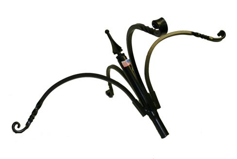 4 Arm Topper - Twisted Wrought Iron